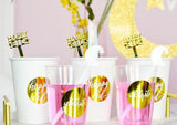 Acrylic Pick/Stirrers Crescent Moon - Silver Lining UK
