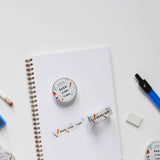 Muslim School Themed Washi Tape - Silver Lining UK